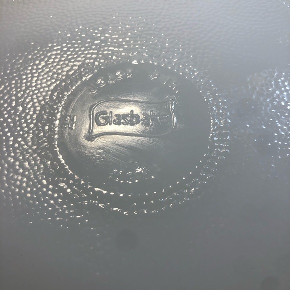 Glasbake 8" Square Casserole Dish "Blue Onion" Blue Floral Print Vintage USA - Picture 10 of 10